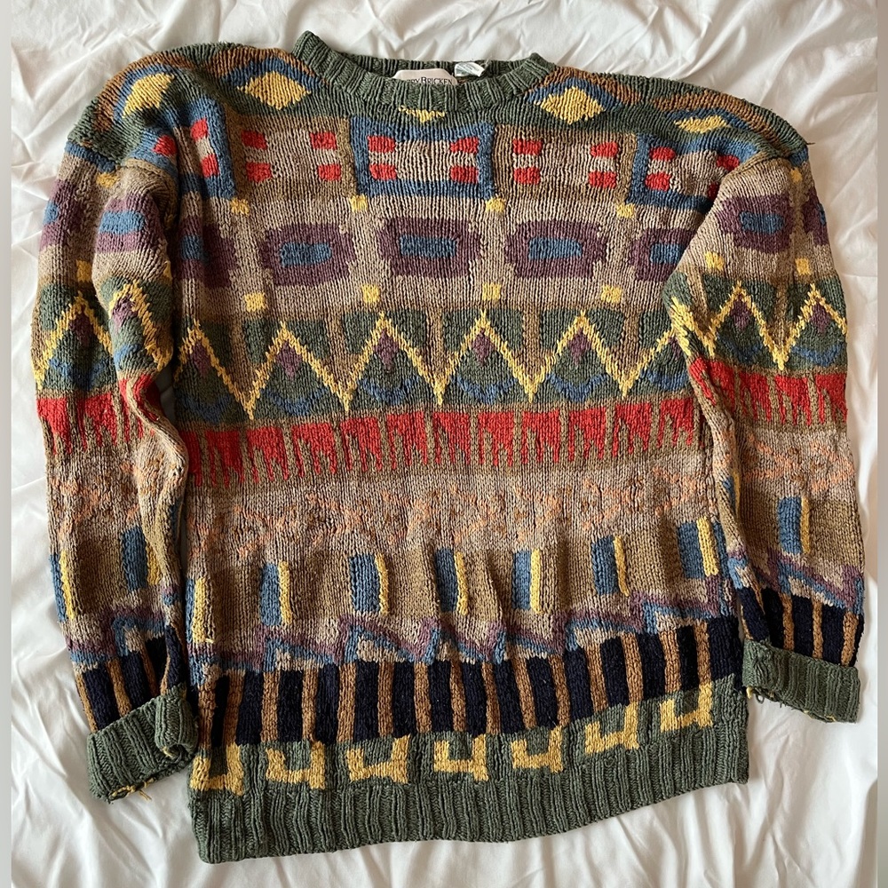 Barry Bricken Abstract Print Sweater
